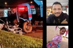 Morte de pai e filha em acidente envolvendo carro e caminhão causa comoção nas redes sociais