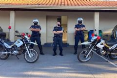 Equipe especializada em rondas com motos da GCM de São Manuel prende autor de furto