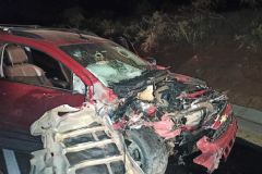 Corpo de Bombeiros atende acidente entre dois veículos que teve um saldo de 10 vítimas 