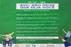 Hospital das Clínicas promove live sobre o Dia Mundial do AVC nesta quinta-feira