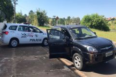 Policial a paisana encontra automóvel produto de roubo seguido de lesão corporal dolosa