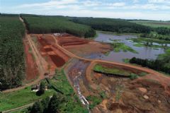 Detonações para escavação na barragem do Rio Pardo começam nesta quinta-feira 