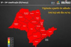 Contra a covid-19, Governo de SP anuncia fase vermelha em todo Estado a partir da meia-noite de sábado