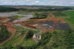 Concluídas todas as etapas de detonação na represa do Rio Pardo, que foram iniciadas em janeiro