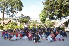 Alunos de Centro de Educação Infantil fazem ação de conscientização contra a dengue