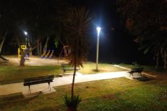 Botucatu conta com sua primeira praça pública iluminada com lâmpadas de LED
