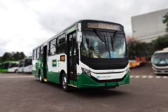 42 unidades de ônibus do Grupo Caio foram entregues hoje à Prefeitura Municipal de Cuiabá