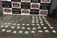 Polícia Civil de São Manuel faz a apreensão de 735 porções de entorpecentes