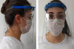 Para enfrentar o coronavírus, impressores 3D de Botucatu doam protetores de face para São Manuel 