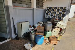 Polícia Civil encontra em residência no centro de Iacanga diversos produtos furtados na região