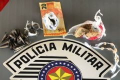 Polícia Militar de São Manuel prende traficante que comercializava crack, cocaína e maconha